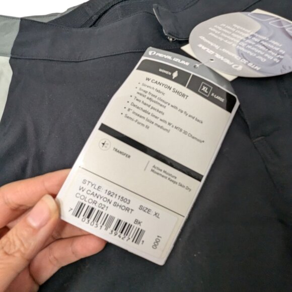 Pearl Izumi Canyon Black Stretch Cycling Biking Bike Shorts w/ Liner XLarge XL - Picture 3 of 10